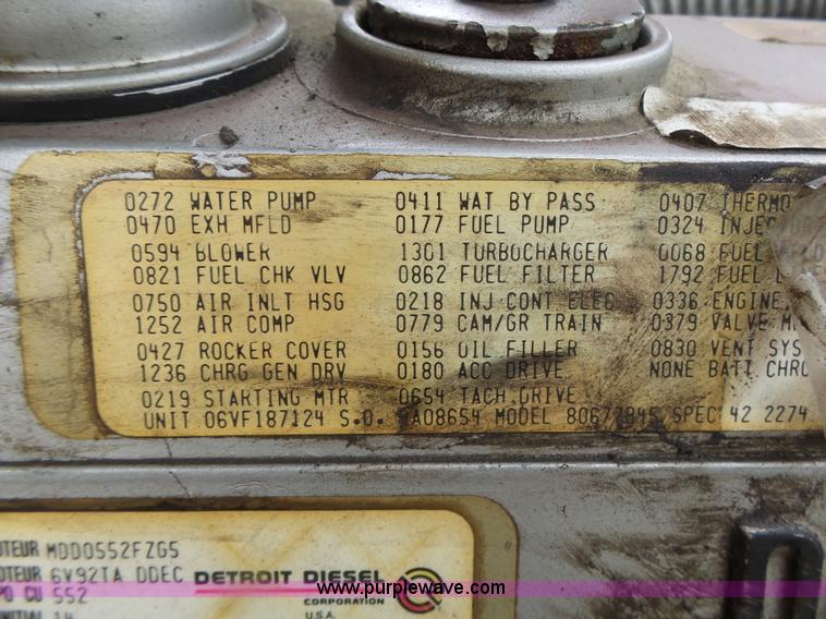 image for item L7130 1991 Pierce Crew Cab fire truck