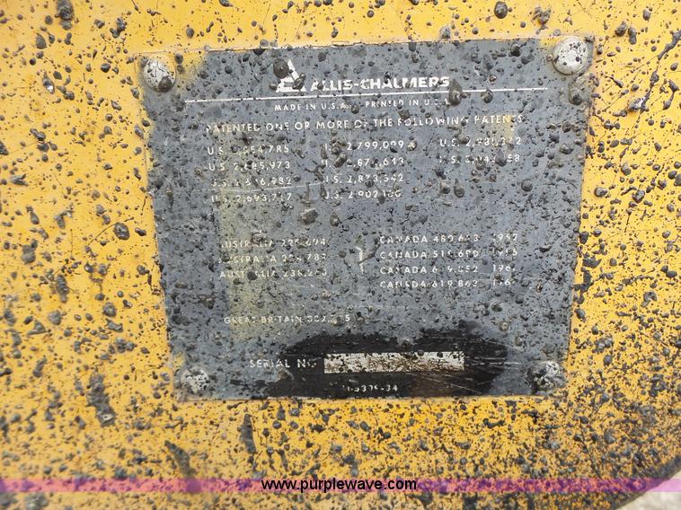 image for item L7131 1966 Allis Chalmers M100 motor grader