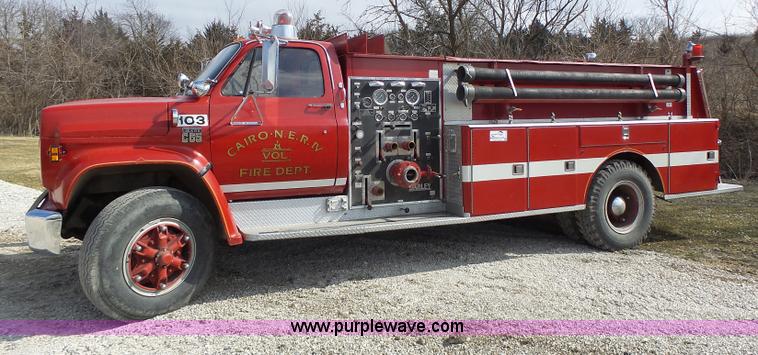 image for item L7133 1975 Chevrolet C65 fire truck