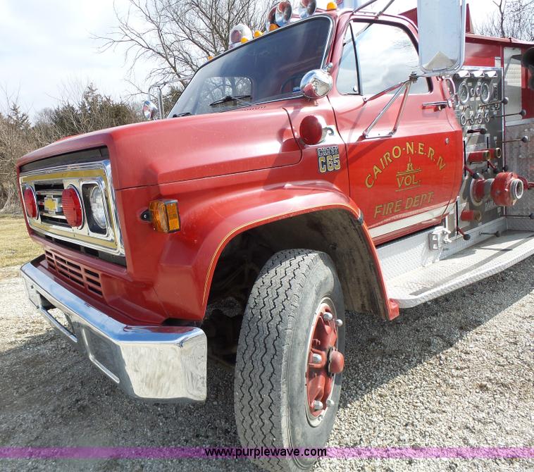image for item L7133 1975 Chevrolet C65 fire truck