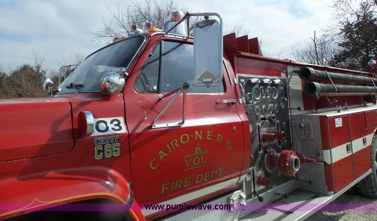 image for item L7133 1975 Chevrolet C65 fire truck