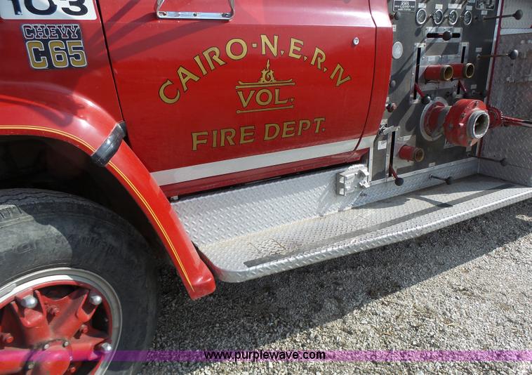 image for item L7133 1975 Chevrolet C65 fire truck