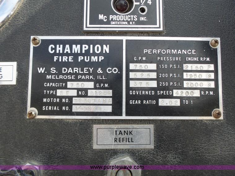 image for item L7133 1975 Chevrolet C65 fire truck