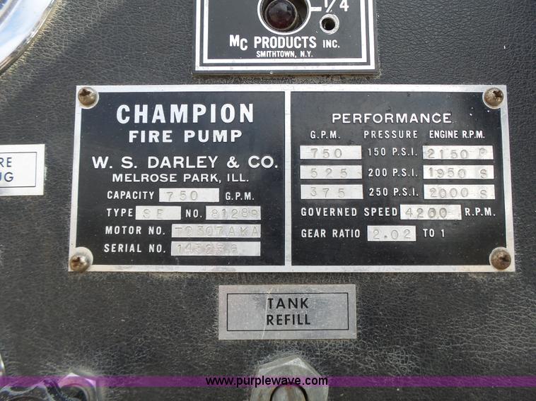 image for item L7133 1975 Chevrolet C65 fire truck