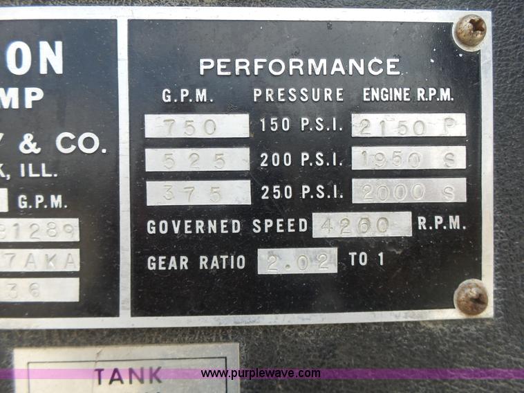 image for item L7133 1975 Chevrolet C65 fire truck