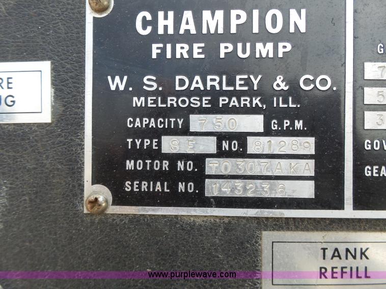 image for item L7133 1975 Chevrolet C65 fire truck