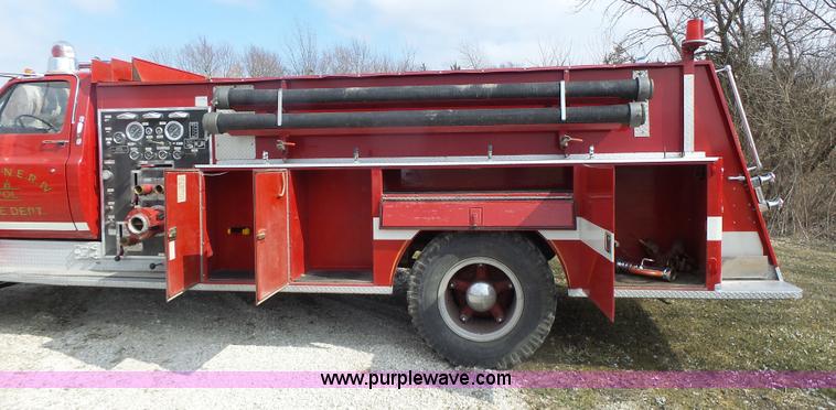 image for item L7133 1975 Chevrolet C65 fire truck