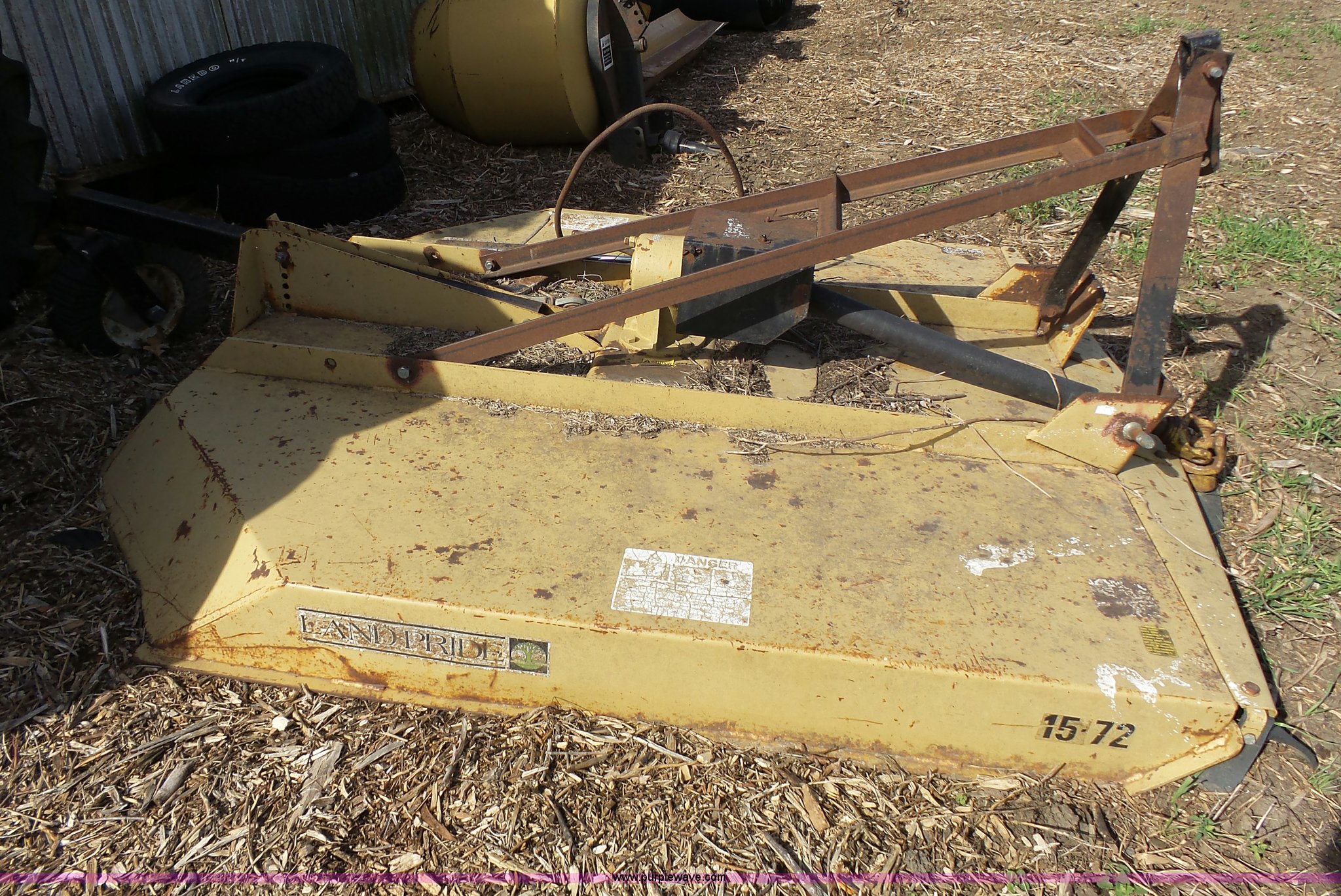 Land Pride 1572 rotary mower in Pomona, KS Item BE9871 sold Purple Wave