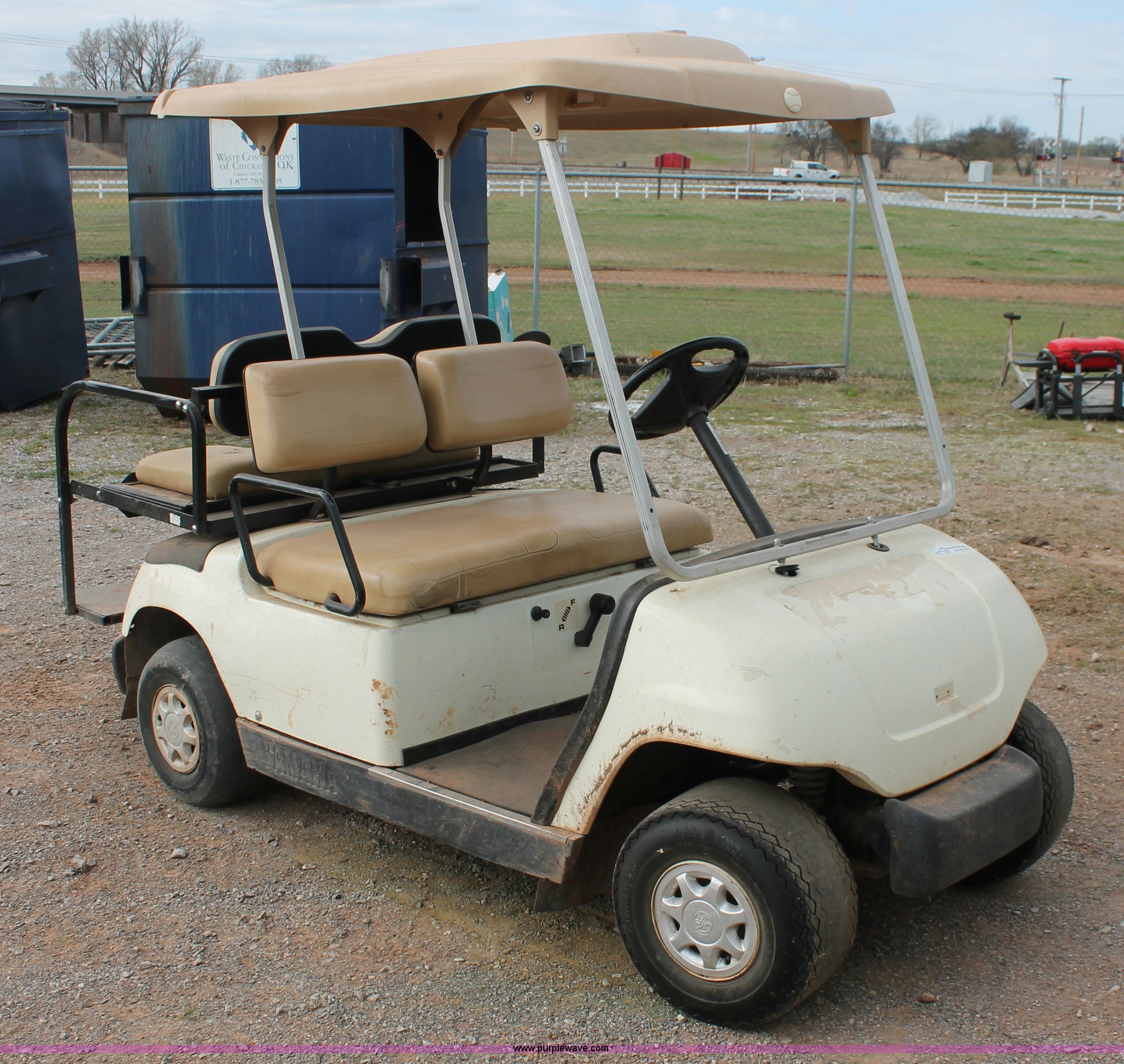 2006 Yamaha G22A golf cart in Chickasha, OK Item BK9003 sold Purple