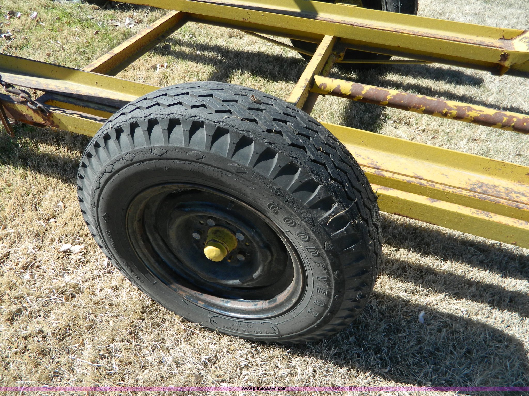 Shop built utility trailer in Hays, KS Item BT9760 sold Purple Wave