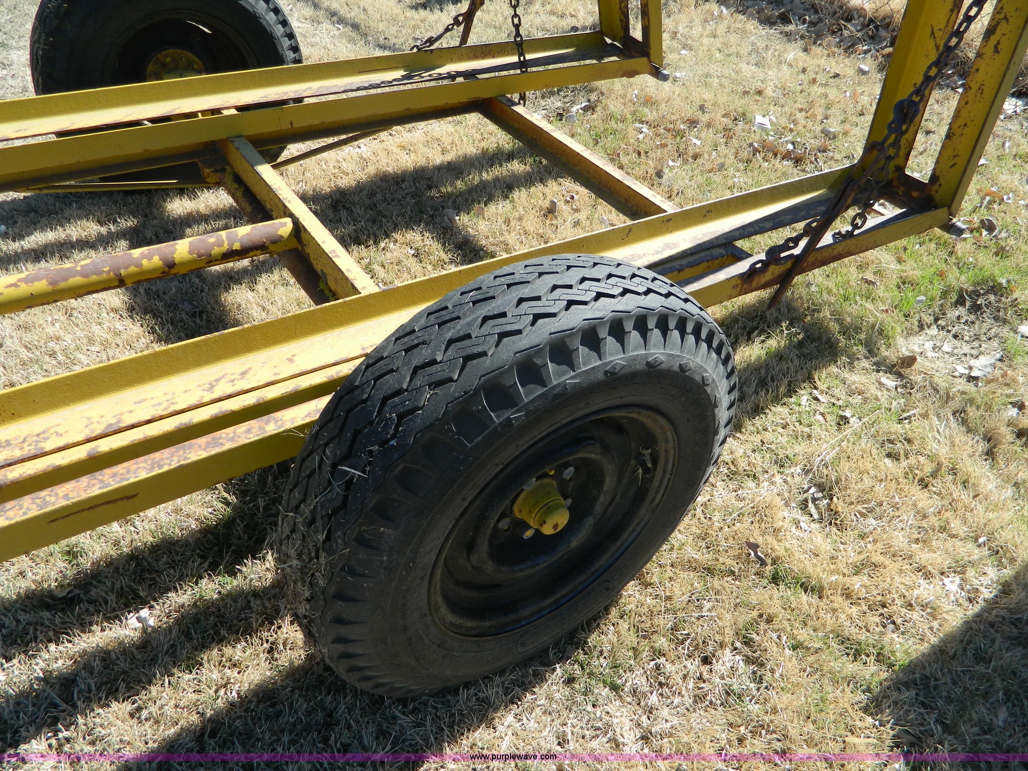 Shop built utility trailer in Hays, KS Item BT9760 sold Purple Wave