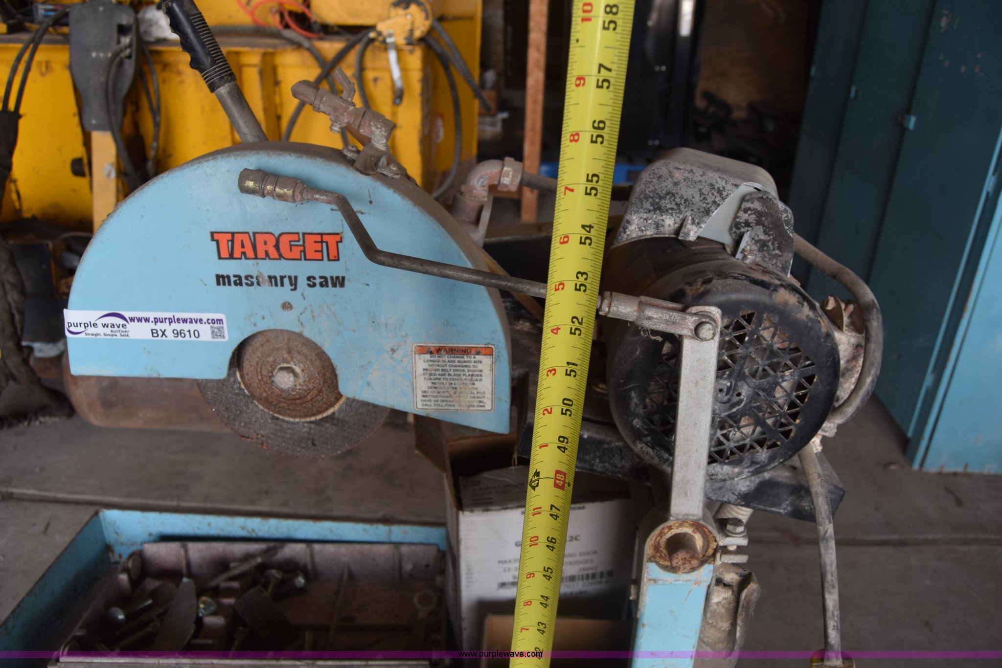 Target masonry saw in Newton, KS Item BX9610 sold Purple Wave