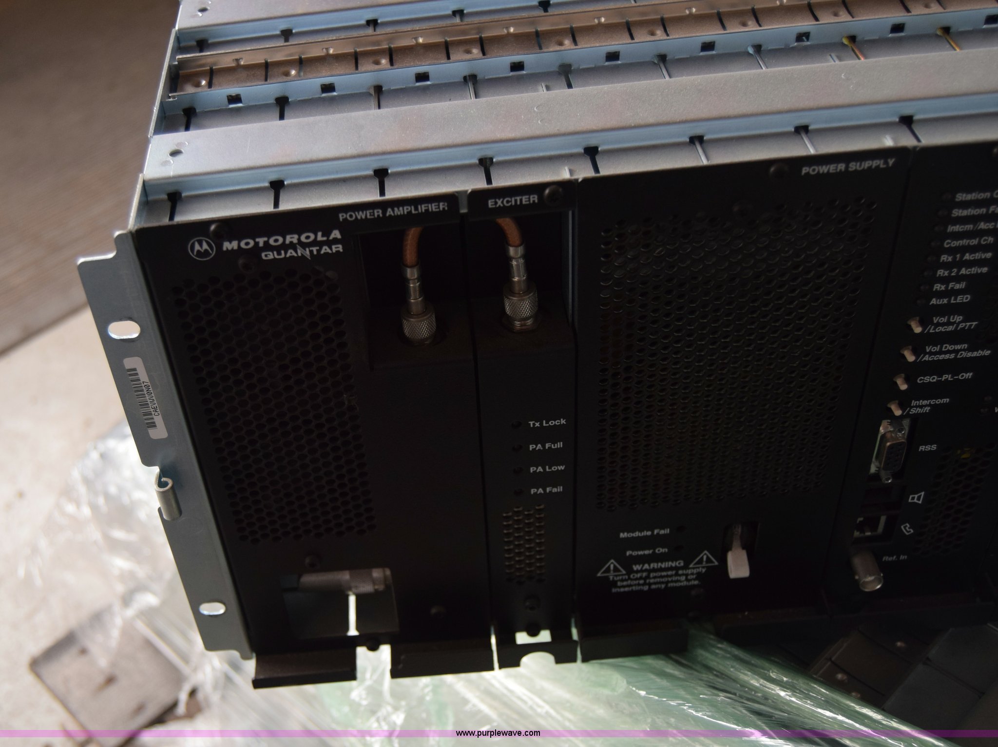 (15) Motorola Quantar repeaters in Wichita, KS Item BX9797 sold