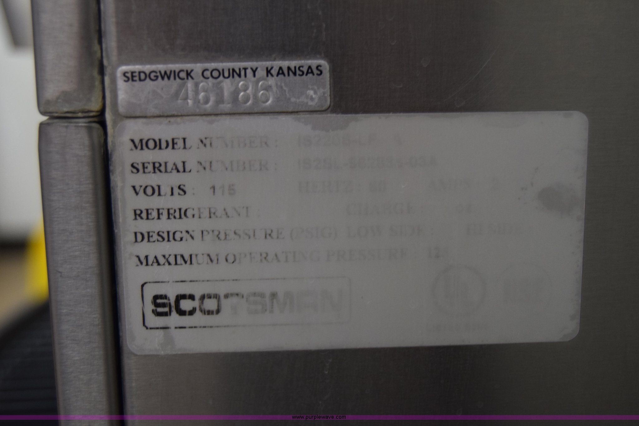 Scotsman ice machine in Wichita, KS Item K4335 sold Purple Wave