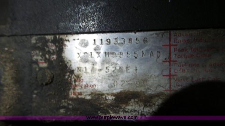 image for item AO9887 Cummins N14 six cylinder diesel engine