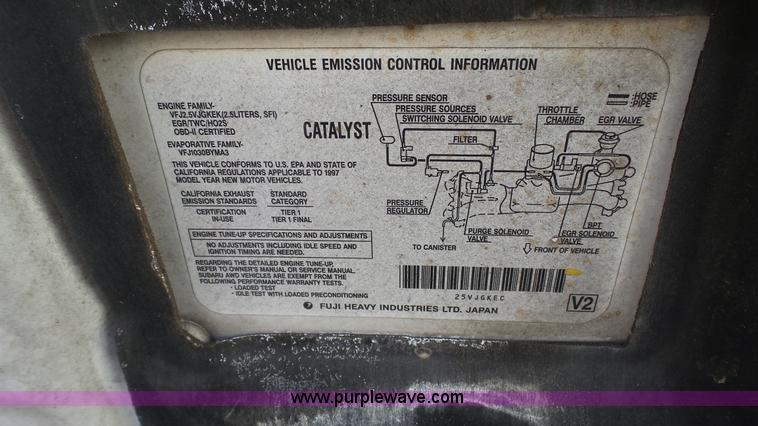 image for item AO9894 1997 Subaru Legacy Wagon Outback Limited SUV