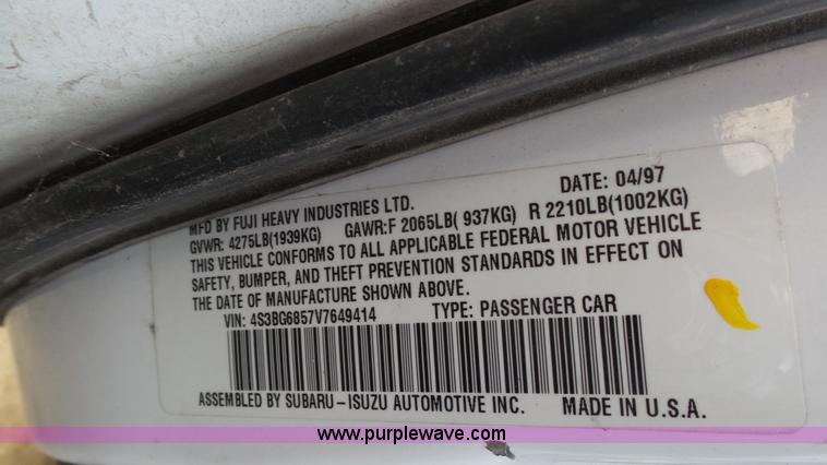 image for item AO9894 1997 Subaru Legacy Wagon Outback Limited SUV