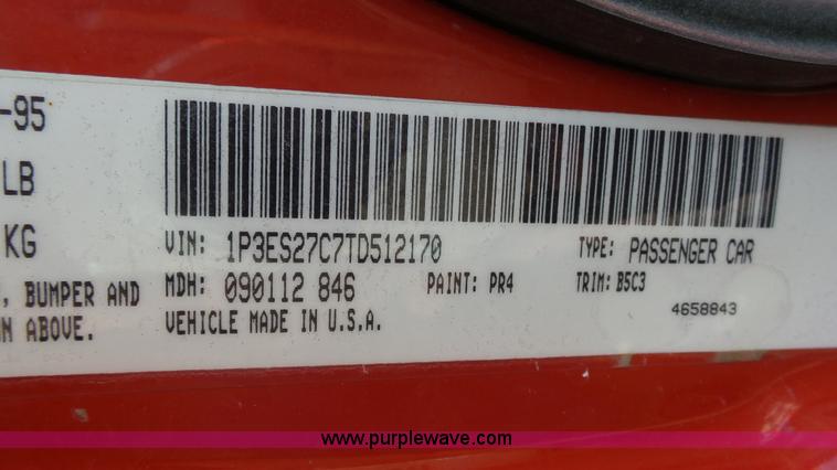 image for item AO9896 1996 Plymouth Neon