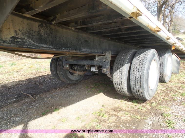 image for item BH9371 1992 Nissan truck and Landoll trailer