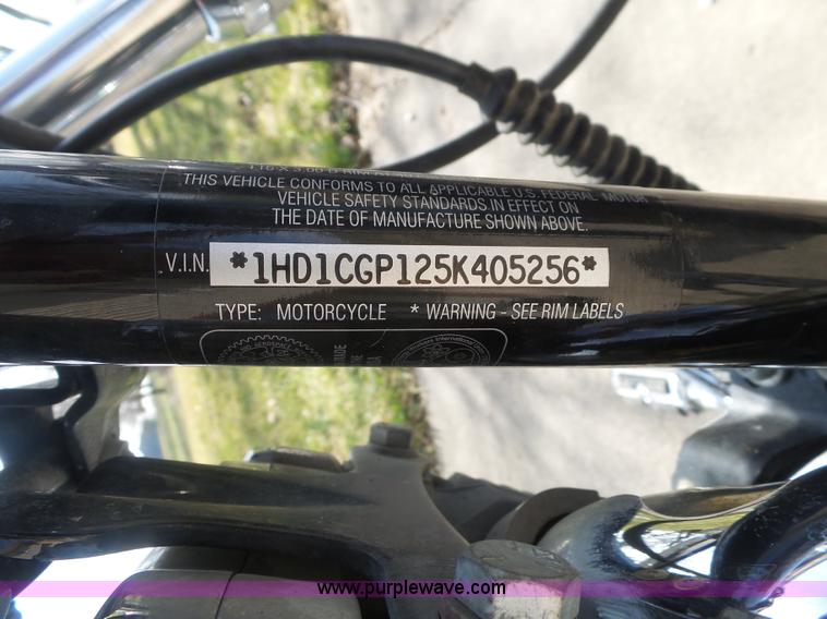 image for item BH9374 2005 Harley Davidson XL 1200C motorcycle