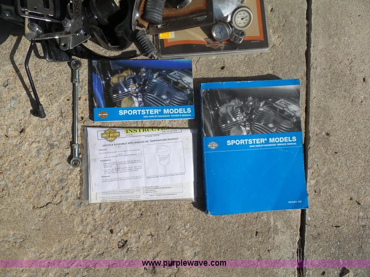 image for item BH9374 2005 Harley Davidson XL 1200C motorcycle