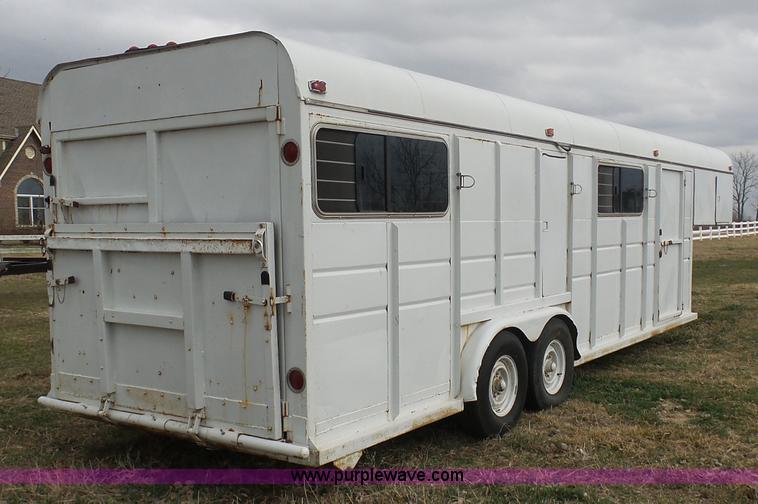 image for item BI9215 1988 Sundowner horse/car enclosed trailer