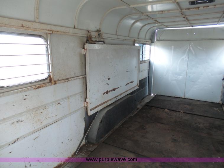 image for item BI9215 1988 Sundowner horse/car enclosed trailer