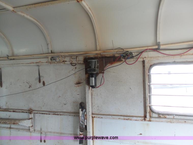 image for item BI9215 1988 Sundowner horse/car enclosed trailer