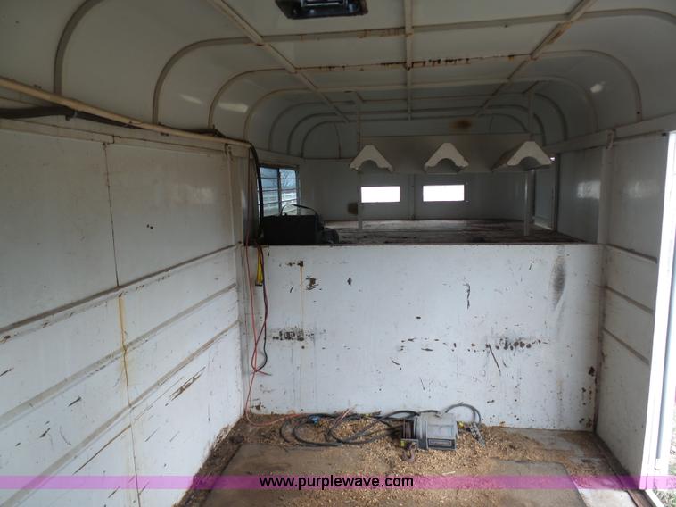 image for item BI9215 1988 Sundowner horse/car enclosed trailer