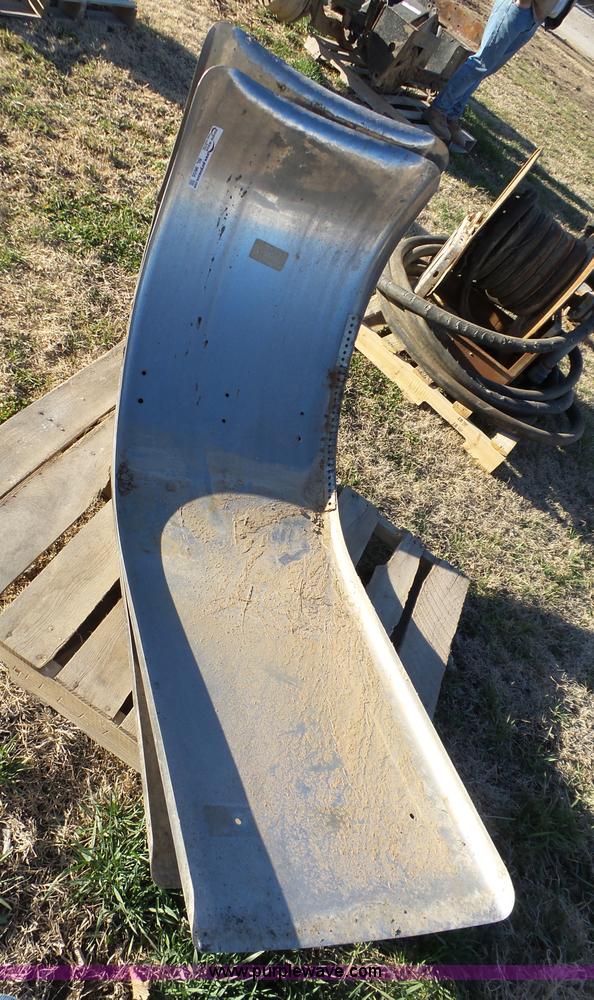 image for item BL9656 (4) stainless steel truck fenders