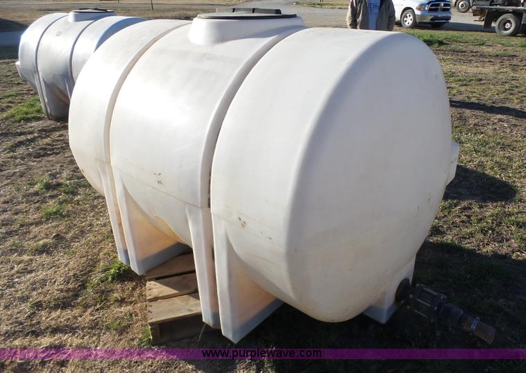 image for item BL9659 (2) 500 gallon poly tanks