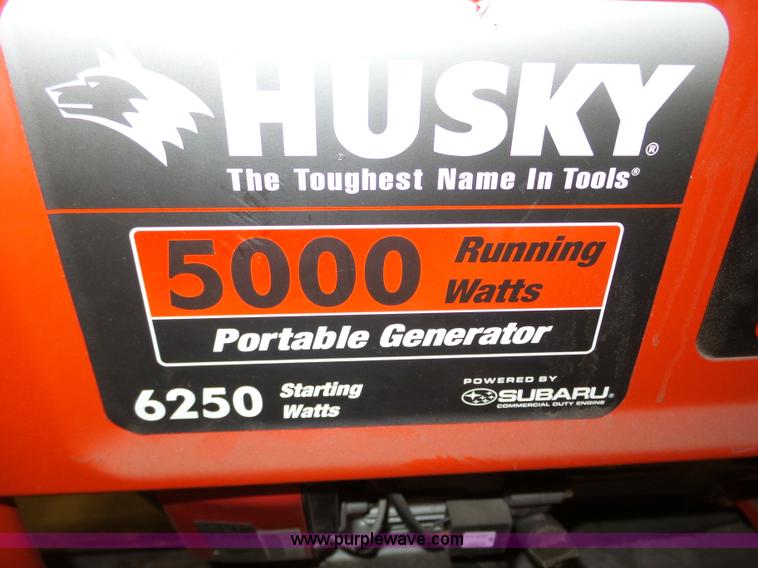image for item BX9047 Husky 5000W generator