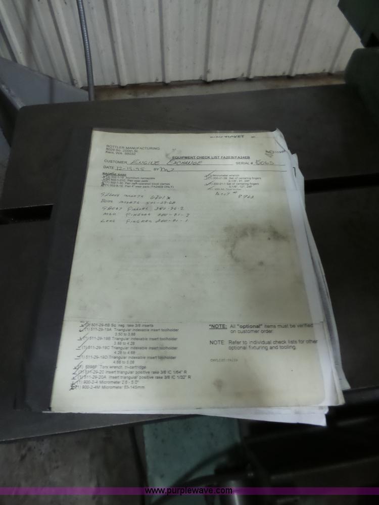 image for item CD9765 Rottler FA2EB boring machine