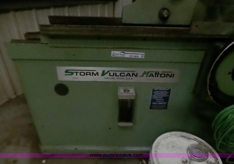 image for item CD9808 Storm Vulcan Mahoni crankshaft lathe/grinder