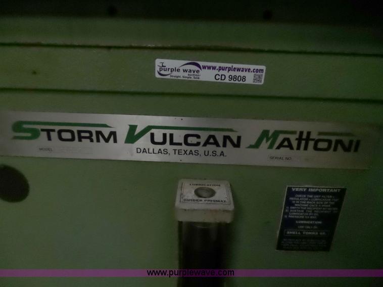 image for item CD9808 Storm Vulcan Mahoni crankshaft lathe/grinder