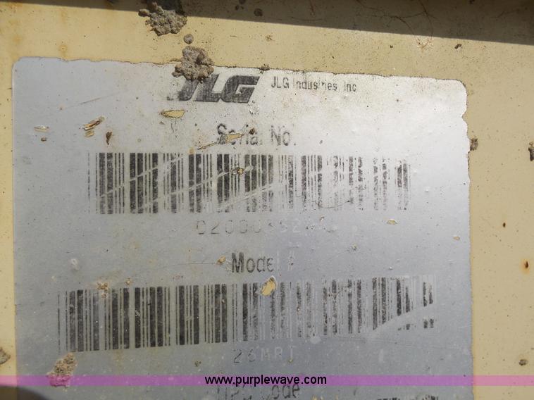 image for item G3708 JLG 26MRT scissor lift