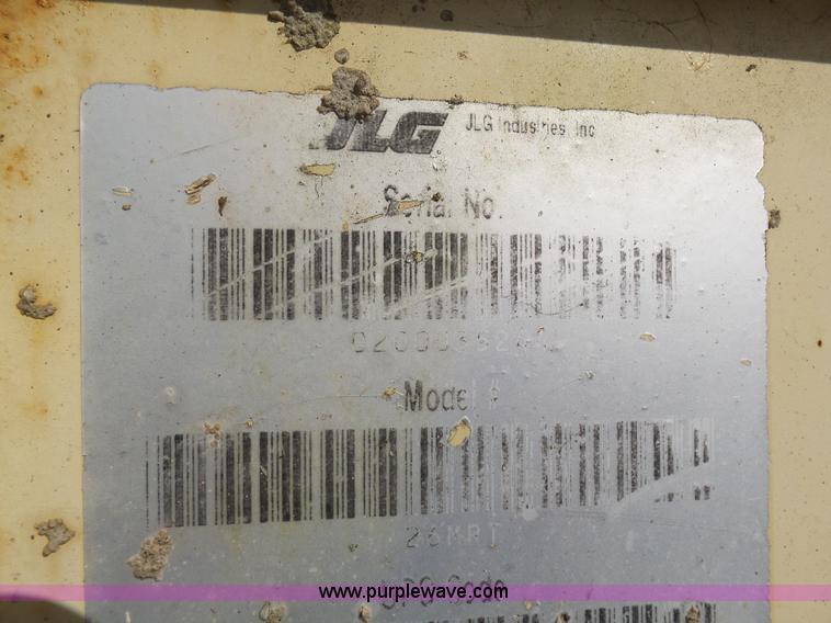 image for item G3708 JLG 26MRT scissor lift