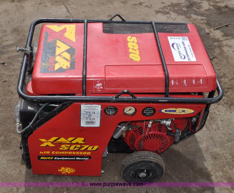 Con X SC70 air compressor in Greeley, CO | Item G7316 sold | Purple Wave