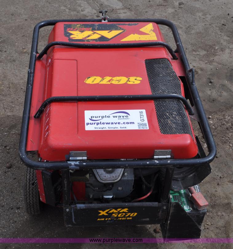 Con X SC70 air compressor in Greeley, CO Item G7316 sold Purple Wave
