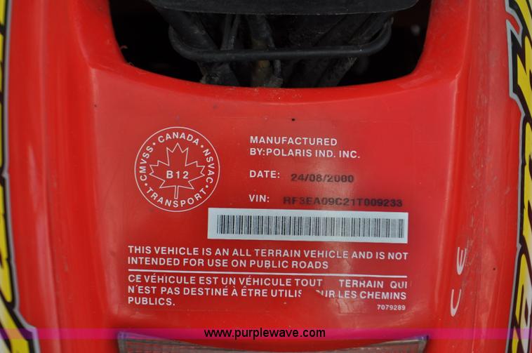 image for item G7320 2001 Polaris Mini Scrambler ATV