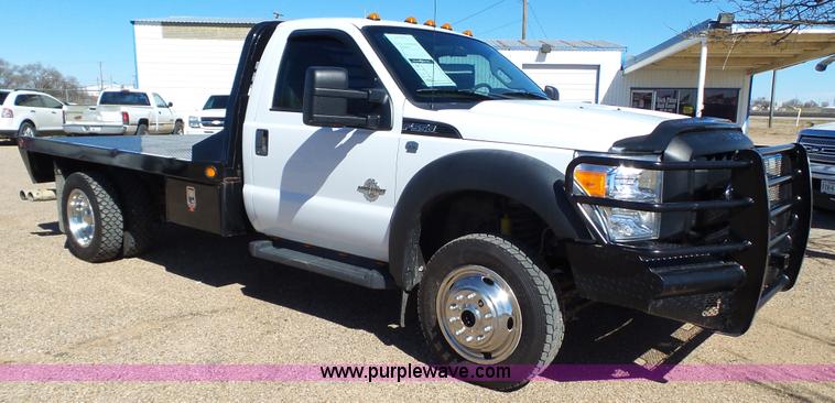 image for item J1252 2011 Ford F550 flatbed truck