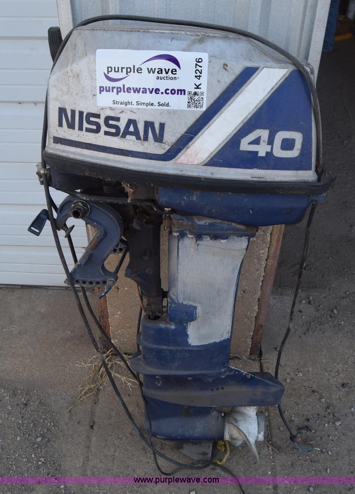 image for item K4276 Nissan 40 boat engine