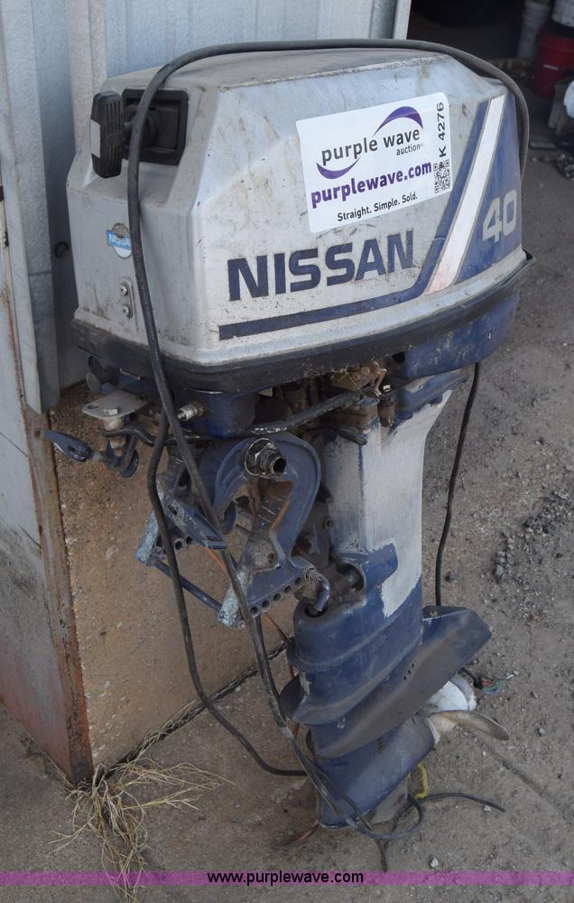 image for item K4276 Nissan 40 boat engine