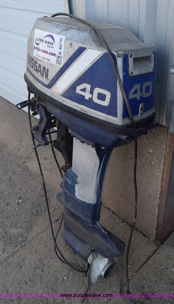 image for item K4276 Nissan 40 boat engine