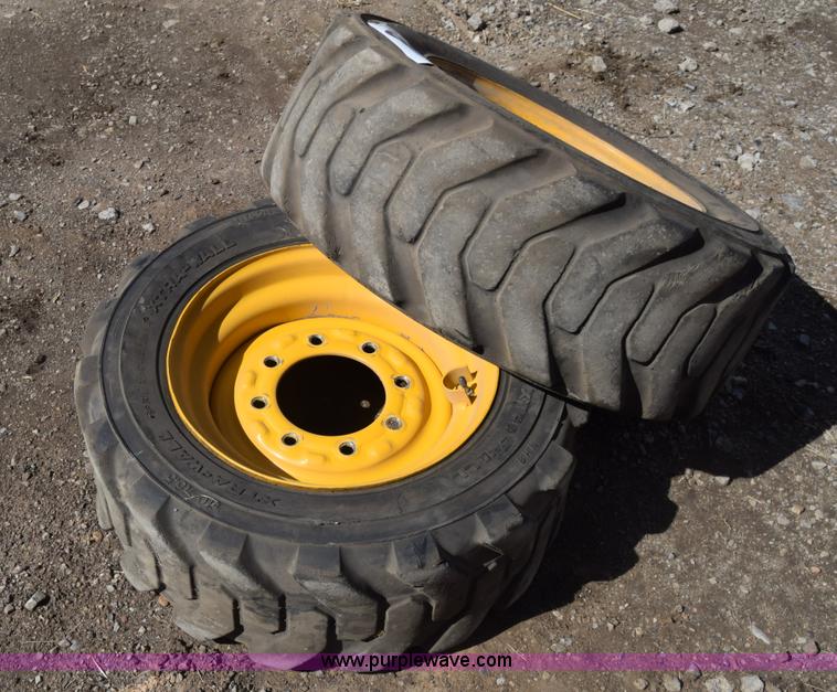 image for item K4280 (2) 10-16.5 skid steer tires