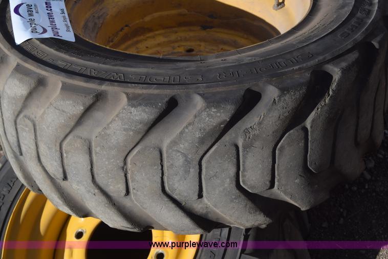 image for item K4280 (2) 10-16.5 skid steer tires