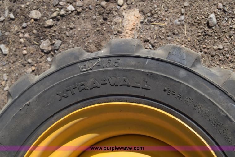 image for item K4280 (2) 10-16.5 skid steer tires