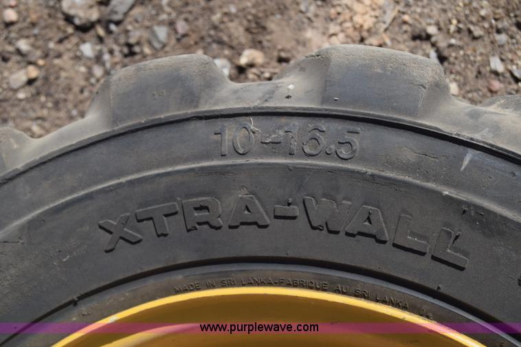 image for item K4280 (2) 10-16.5 skid steer tires