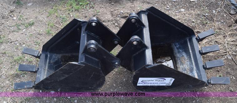 image for item K4287 (2) mini excavator buckets