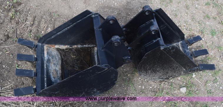 image for item K4287 (2) mini excavator buckets